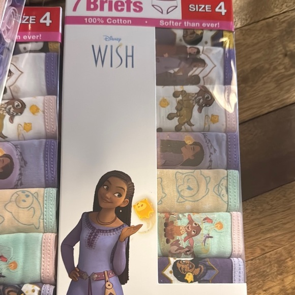 Disney Wish Kids Briefs - Multicolor - Picture 1 of 16